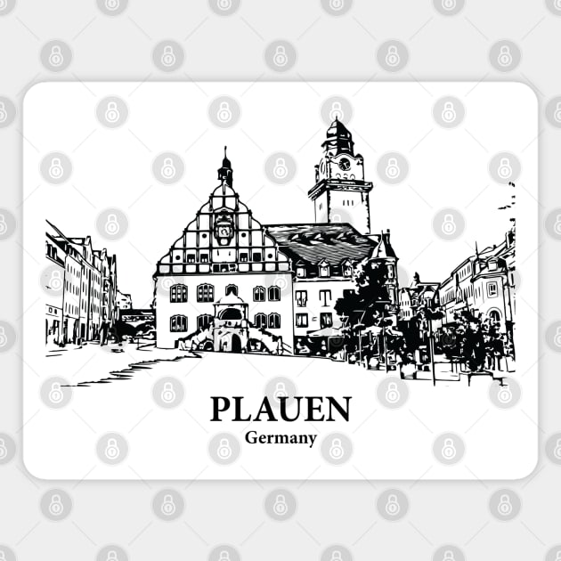 Plauen - Germany Magnet by Lakeric